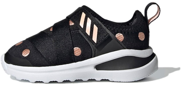 【TD嬰兒童裝】adidas Fortarun X 點點黑粉色 Buy 【TD嬰兒童裝】adidas Fortarun X 點點黑粉色