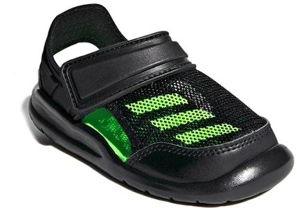 (TD) adidas Fortaswim I Velcro Kasual Hitam Hijau Sandal 'Hitam Hijau' FV8860 Lookbook (TD) adidas Fortaswim I Velcro Kasual Hitam Hijau Sandal 'Hitam Hijau' FV8860
