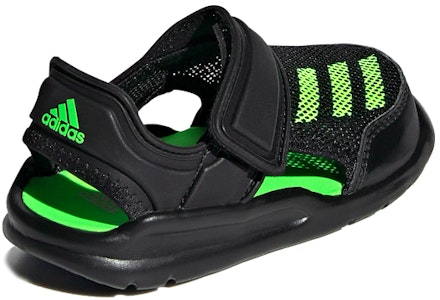 (TD) adidas Fortaswim I Velcro Kasual Hitam Hijau Sandal 'Hitam Hijau' FV8860 Shop (TD) adidas Fortaswim I Velcro Kasual Hitam Hijau Sandal 'Hitam Hijau' FV8860
