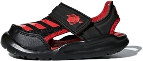 (Toddler) adidas Fortaswim I Non-Slip Casual Black Red Sandals 'Black Red' AC8420 (Toddler) adidas Fortaswim I Non-Slip Casual Black Red Sandals 'Black Red' AC8420