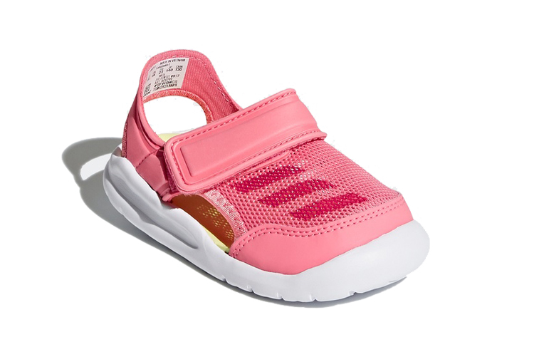 Lookbook (TD) adidas Fortaswim I Pink Rot Weiß Sandalen ''Pink Rot Weiß'' AC8299