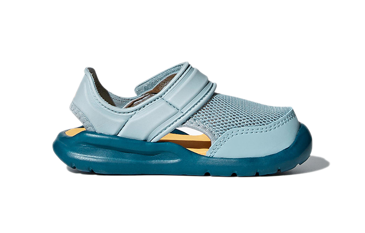 Order 【TD嬰童】adidas Fortaswim I 魔術貼 防滑運動涼鞋 灰綠