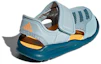 Shop 【TD嬰童】adidas Fortaswim I 魔術貼 防滑運動涼鞋 灰綠