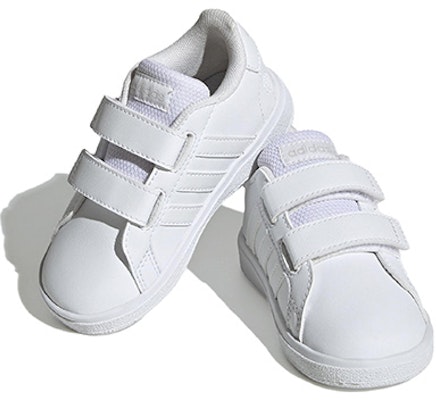 (Toddler) adidas Grand Court 2.0 'Pure White' FZ6164 Lookbook (Toddler) adidas Grand Court 2.0 'Pure White' FZ6164