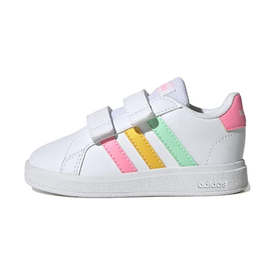 (TD) adidas Grand Court 2.0 'White Multi-Color'