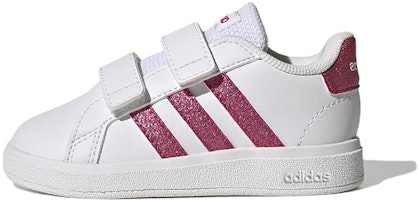 (Toddler) adidas Grand Court 2.0 'White Real Magenta' GY4768 (Toddler) adidas Grand Court 2.0 'White Real Magenta' GY4768