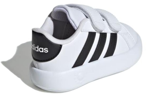 嬰童 adidas neo GRAND COURT 2.0 舒適 防滑耐磨 學步鞋 白黑 Shop 嬰童 adidas neo GRAND COURT 2.0 舒適 防滑耐磨 學步鞋 白黑