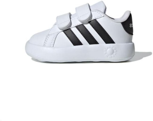 嬰童 adidas neo GRAND COURT 2.0 舒適 防滑耐磨 學步鞋 白黑 Purchase 嬰童 adidas neo GRAND COURT 2.0 舒適 防滑耐磨 學步鞋 白黑
