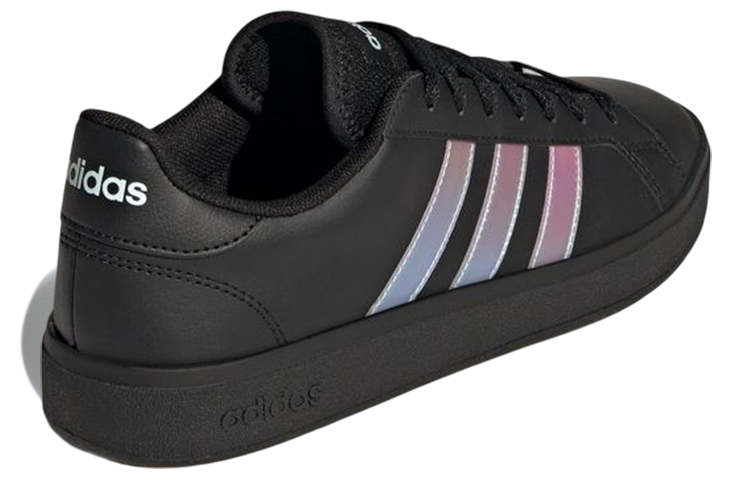 (W) adidas Grand Court 'Black Iridescent' 圖 3
