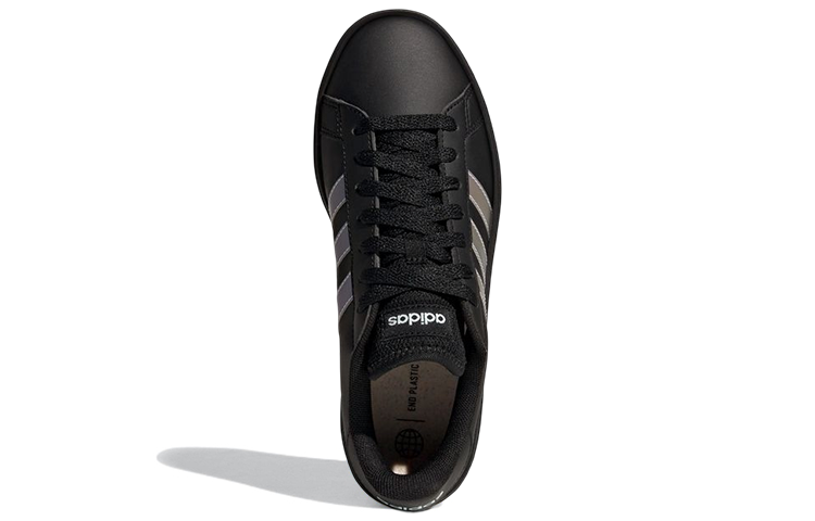 (W) adidas Grand Court 'Black Iridescent' 圖 4