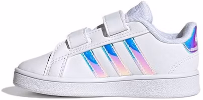 (Toddler) adidas Grand Court 'White Iridescent' FW1276 (Toddler) adidas Grand Court 'White Iridescent' FW1276