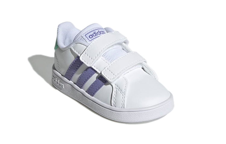 Lookbook (TD) adidas Grand Court 'Putih Ungu Mint' GX5752