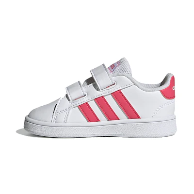 (TD) adidas Grand Court 'White Real Pink'