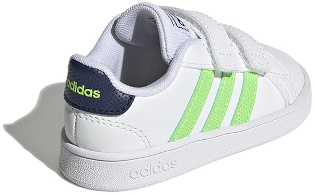 (TD) adidas Grand Court CF 'Blanco Verde Solar' GX5750 Shop (TD) adidas Grand Court CF 'Blanco Verde Solar' GX5750