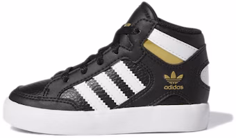 (Toddler) adidas Hard Court High 'Black Gold Metallic' FV5738 (Toddler) adidas Hard Court High 'Black Gold Metallic' FV5738