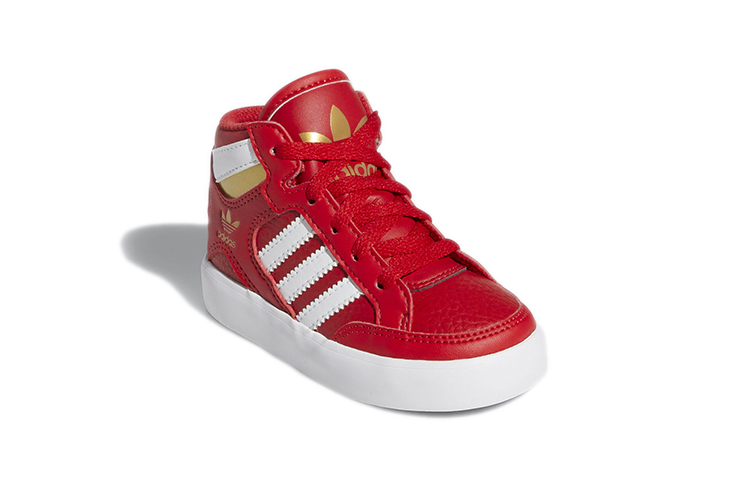 Lookbook 【TD嬰童】adidas originals Hard Court Hi I 舒適耐磨板鞋 紅色