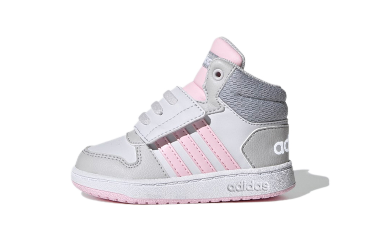 (Toddler) adidas Hoops 2.0 Mid 'White Pink' FY9290