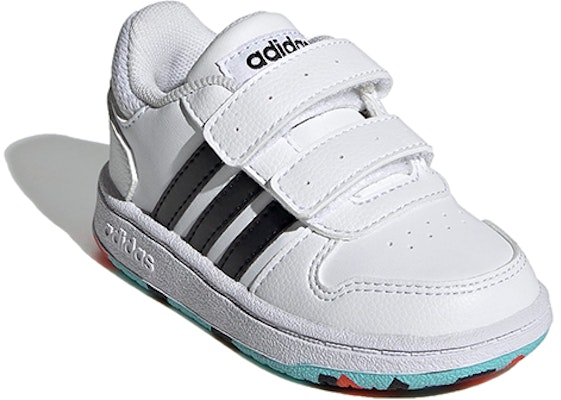 (Toddler) adidas Hoops 2.0 Shoes 'White Black' H01551 Lookbook (Toddler) adidas Hoops 2.0 Shoes 'White Black' H01551