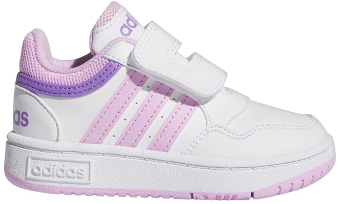 嬰童 adidas neo Hoops 防滑耐磨 低筒 學步鞋 白紫 Buy 嬰童 adidas neo Hoops 防滑耐磨 低筒 學步鞋 白紫