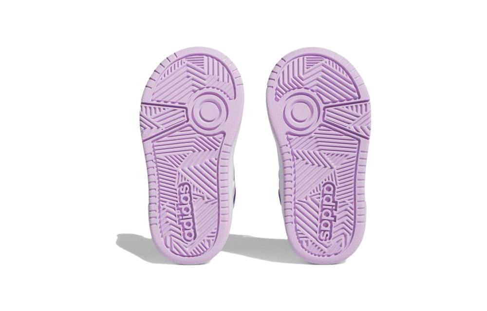 Shop (TD) adidas Hoops Blanco Nube Lila Suave Violeta Fusión IF7734