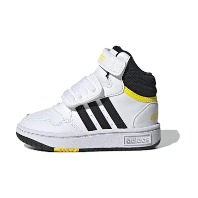 (TD) adidas Hoops MID 3.0 AC I Shoes 'White Black Yellow'