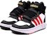 (TD) adidas Hoops Mid 'Hitam Putih Merah Terang' HR0229