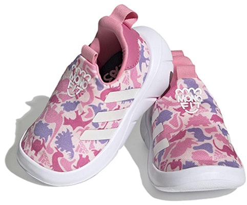 (Toddler) adidas Monofit Slip-On 'Clear Pink Dinosaurs' FZ6585 Lookbook (Toddler) adidas Monofit Slip-On 'Clear Pink Dinosaurs' FZ6585