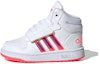 Buy (Toddler) adidas neo adidas Hoops 2.0 Mid 'White Pink' FW7609