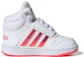 Order (Toddler) adidas neo adidas Hoops 2.0 Mid 'White Pink' FW7609