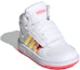 Lookbook (Toddler) adidas neo adidas Hoops 2.0 Mid 'White Pink' FW7609
