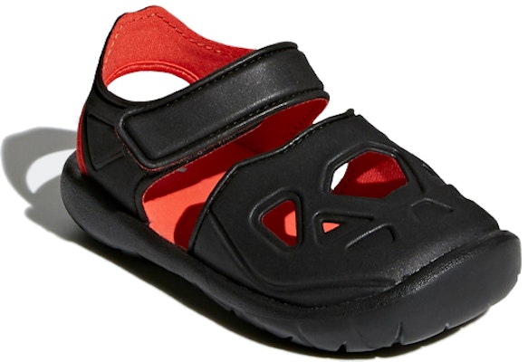 (Toddler) adidas neo Fortaswim 2 Black Red Sandals 'Black Red' CQ0089 Lookbook (Toddler) adidas neo Fortaswim 2 Black Red Sandals 'Black Red' CQ0089