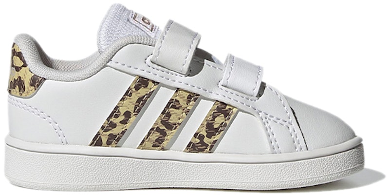 (Toddler) adidas neo Grand Court 'White Gold' FZ3528 Order (Toddler) adidas neo Grand Court 'White Gold' FZ3528