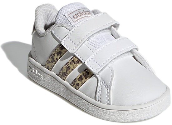 (Toddler) adidas neo Grand Court 'White Gold' FZ3528 Lookbook (Toddler) adidas neo Grand Court 'White Gold' FZ3528