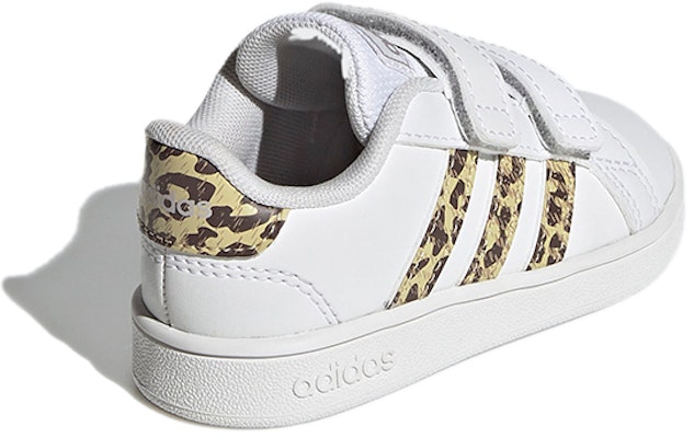 (Toddler) adidas neo Grand Court 'White Gold' FZ3528 Shop (Toddler) adidas neo Grand Court 'White Gold' FZ3528