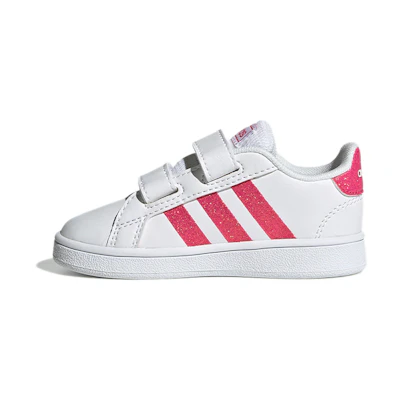(TD) adidas neo Grand Court 'White Pink'