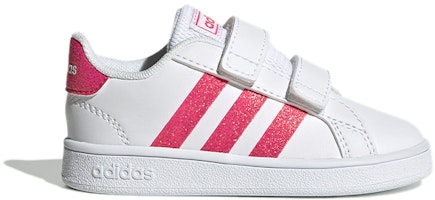 嬰幼兒 adidas neo GRAND COURT 防滑防踢 低筒 板鞋 白粉色 Order 嬰幼兒 adidas neo GRAND COURT 防滑防踢 低筒 板鞋 白粉色