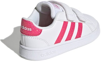 嬰幼兒 adidas neo GRAND COURT 防滑防踢 低筒 板鞋 白粉色 Shop 嬰幼兒 adidas neo GRAND COURT 防滑防踢 低筒 板鞋 白粉色