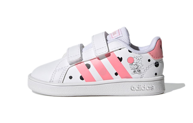 (Toddler) adidas neo Grand Court 'White Pink Black' FZ3229