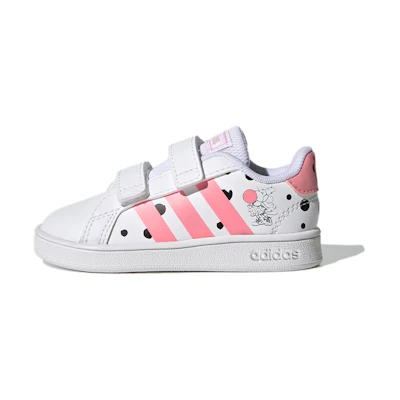 (TD) adidas neo Grand Court 'White Pink Black'