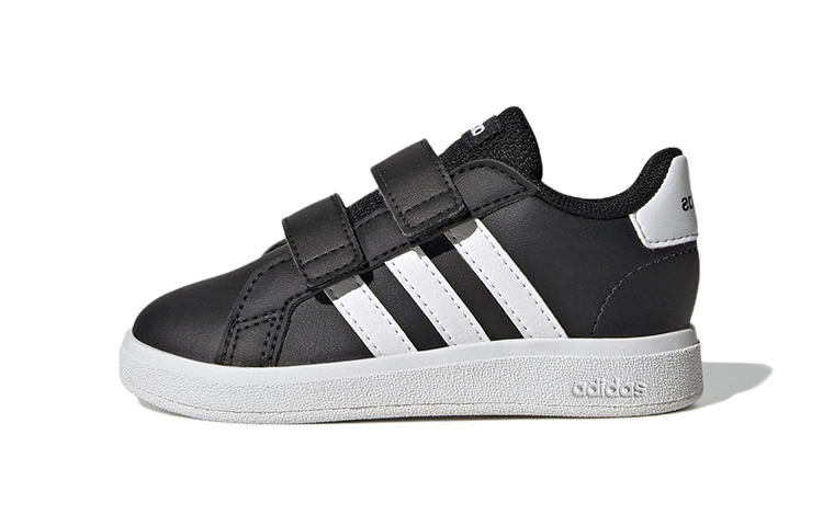 Buy TD嬰童 adidas neo Grand Court 生活風格 耐磨防滑休閒板鞋 黑白