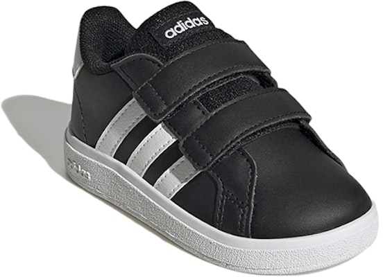 TD嬰童 adidas neo Grand Court 生活風格 耐磨防滑休閒板鞋 黑白 Lookbook TD嬰童 adidas neo Grand Court 生活風格 耐磨防滑休閒板鞋 黑白