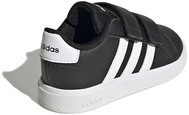 TD嬰童 adidas neo Grand Court 生活風格 耐磨防滑休閒板鞋 黑白 Shop TD嬰童 adidas neo Grand Court 生活風格 耐磨防滑休閒板鞋 黑白