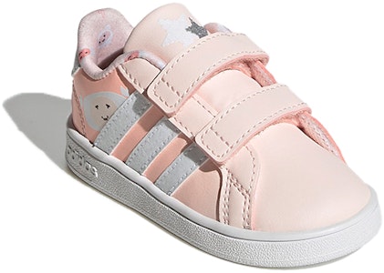 TD嬰幼兒 adidas neo Grand Court 粉紅白色 Order TD嬰幼兒 adidas neo Grand Court 粉紅白色