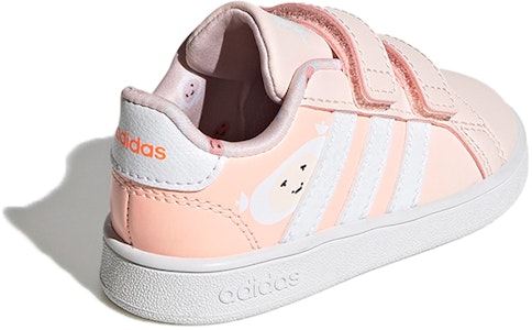 TD嬰幼兒 adidas neo Grand Court 粉紅白色 Lookbook TD嬰幼兒 adidas neo Grand Court 粉紅白色