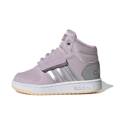(TD) adidas neo Hoops 2.0 Mid 'Pink Gray'