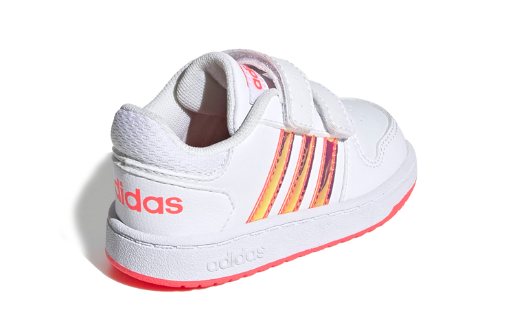Shop (TD) adidas Neo Hoops 2.0 Blanco/Rosa/Morado FW7614