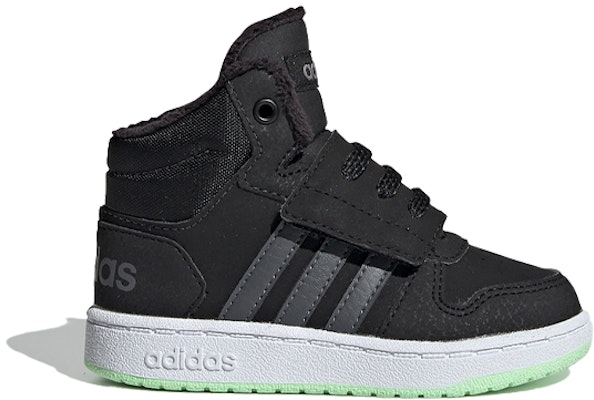 (TD) adidas neo Hoops Mid 2.0 'Hitam Putih Hijau' EE6711 Order (TD) adidas neo Hoops Mid 2.0 'Hitam Putih Hijau' EE6711