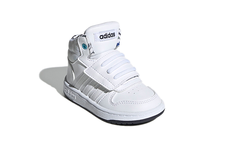Lookbook (TD) アディダス ネオ Hoops Mid 2.0 白黒青 EG3764