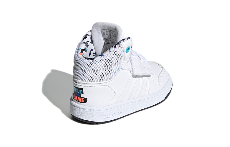 Shop (TD) アディダス ネオ Hoops Mid 2.0 白黒青 EG3764