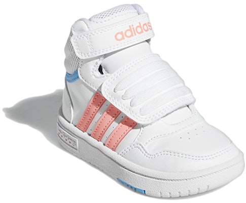 (TD) adidas neo Hoops Mid 'Putih Merah Jambu Biru' GW6112 Lookbook (TD) adidas neo Hoops Mid 'Putih Merah Jambu Biru' GW6112